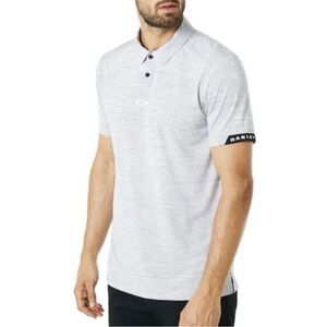 Oakley Grey and white polo